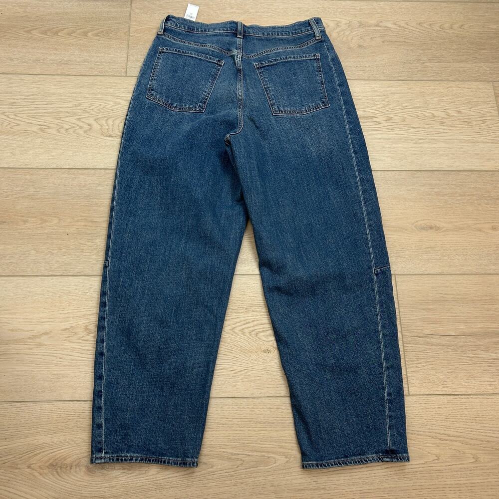 Old Navy High Waisted Barrel Ankle Jeans size 12 Tall NWT - Picture 5 of 7